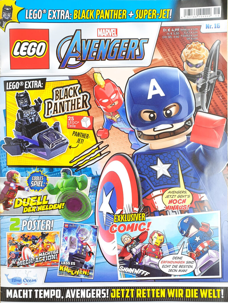 LEGO Marvel Avengers Magazine Ausgabe inkl. Zubehör - Wählen sie