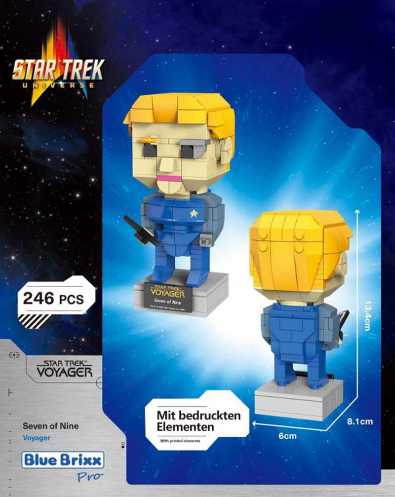 BlueBrixx Star Trek 5. Welle Brick Buddies Seven of Nine 105705 Box