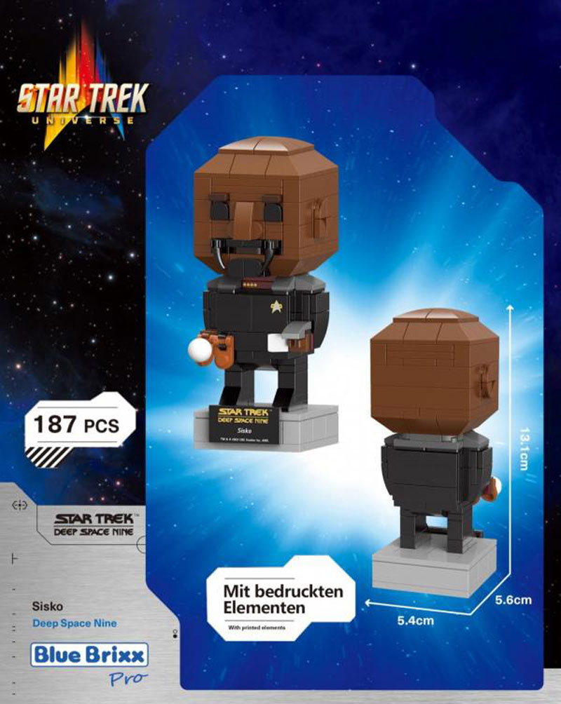 BlueBrixx Star Trek Brick Buddies Sisko 105704 Box