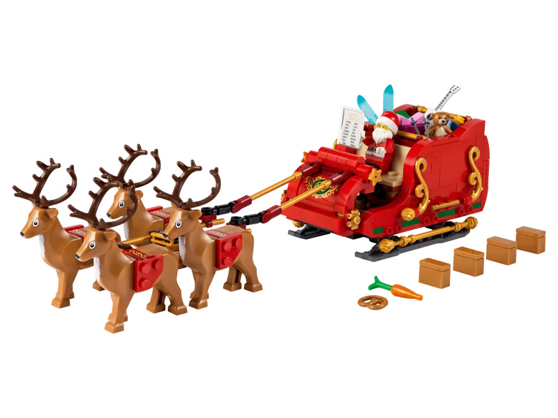 Weihnachtssets von LEGO Schlitten des Weihnachtsmanns 40499 Set