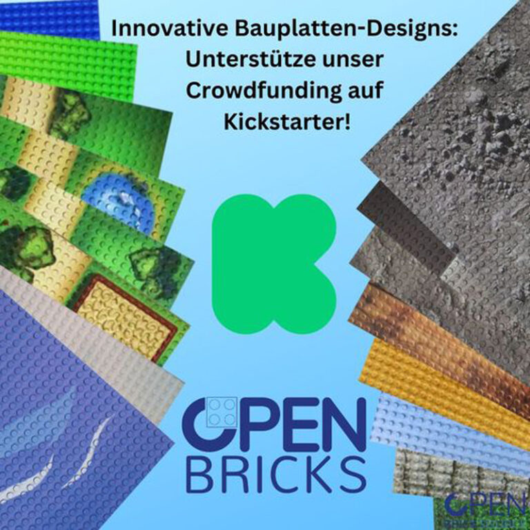 Open Bricks Crowdfunding Kampagne für neue bedruckte Baseplates