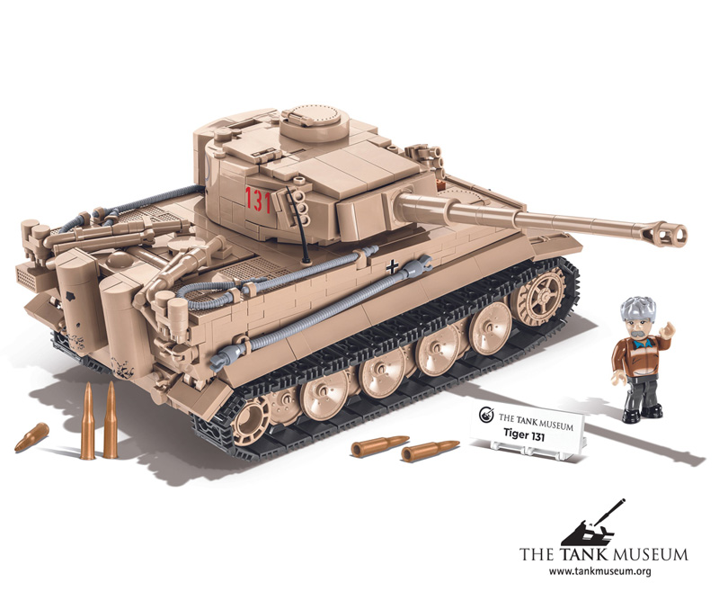 COBI 2556A Panzerkampfwagen VI Tiger I 131 exklusiv David Fletcher Set gesamt