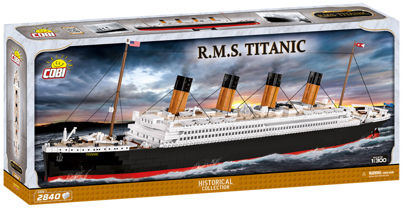 COBI Top Ten größte Sets 1916 RMS Titanic Box Front