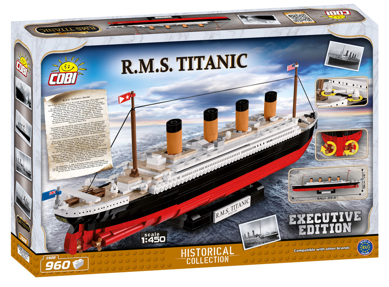 COBI 1928 Titanic Executive Edition Box Back