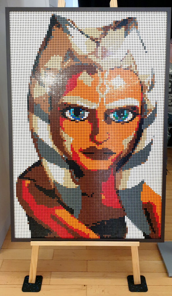 Hamburger Brick Börse 2024 Eindrücke Dots Art MOC Ahsoka