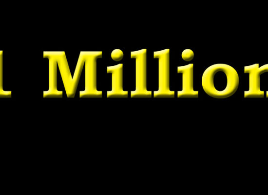 Eine Million...