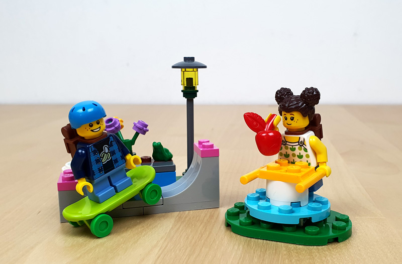 LEGO City Kinderspielplatz 30588 Polybag Set aufgebaut