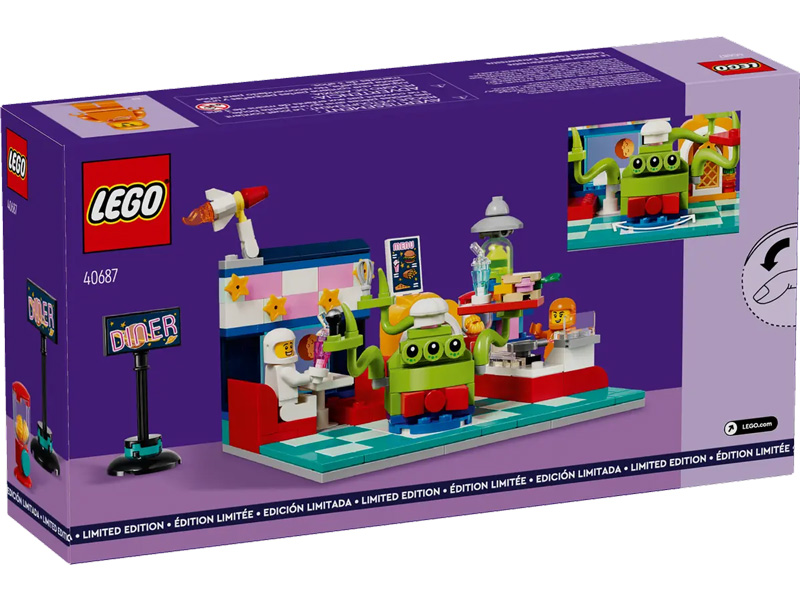 LEGO Alien-Diner 40687 GWP Box Back