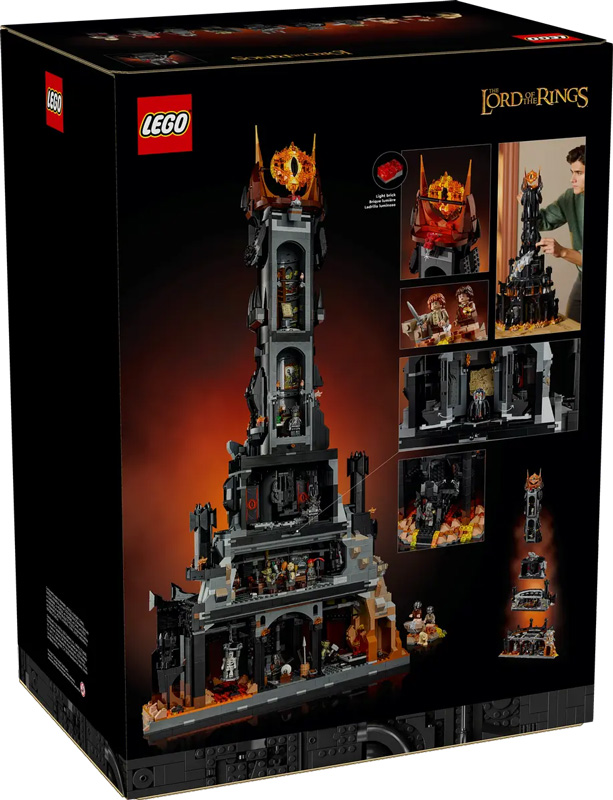 Lego Herr der Ringe Barad-Dur 10333 Box Back