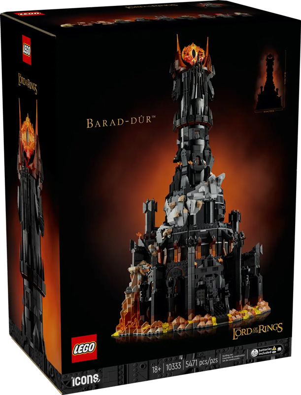 Lego Herr der Ringe Barad-Dur 10333 Box Front