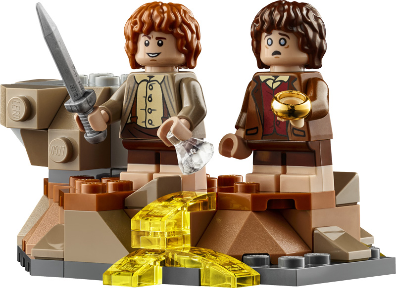 Lego Herr der Ringe Barad-Dur 10333 Set Detail Minifiguren