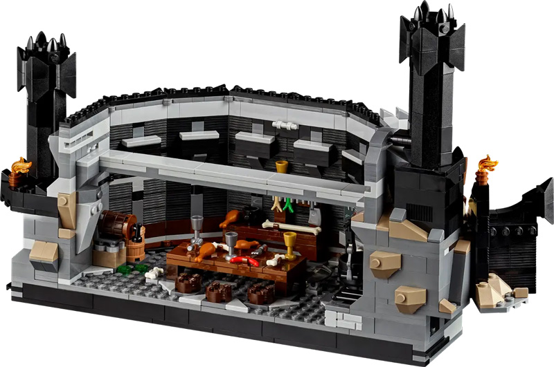 Lego Herr der Ringe Barad-Dur 10333 Set Detail Innenraum
