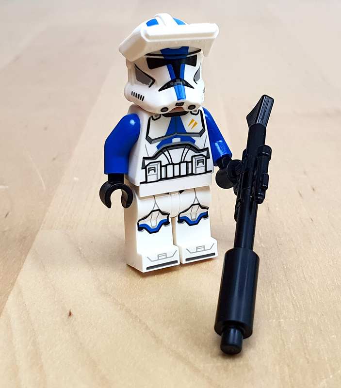 LEGO Star Wars Magazin 109 501st Clone Trooper Specialist Figur gesamt mit Blaster