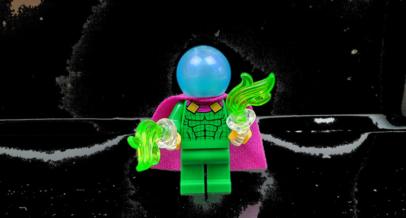 LEGO Spider-Man Heft Nr. 09 Minifigur Mysterio Titel