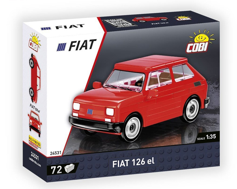 COBI Neuheiten Juni 2024 24531 Fiat 126 el Box Front