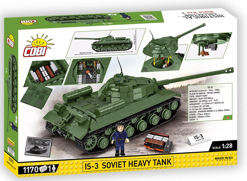 COBI Neuheiten Juni 2024 IS-3 Soviet Heavy Tank 2590 Box Back