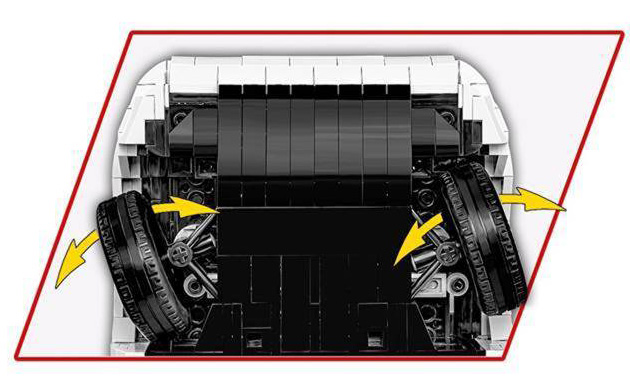 COBI Neuheiten Juni 2024 24356 Lancia Delta HF Integrale detail Räder