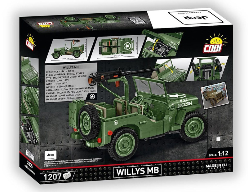 COBI Neuheiten Juni 2024 Willys MB 2805 Box Back