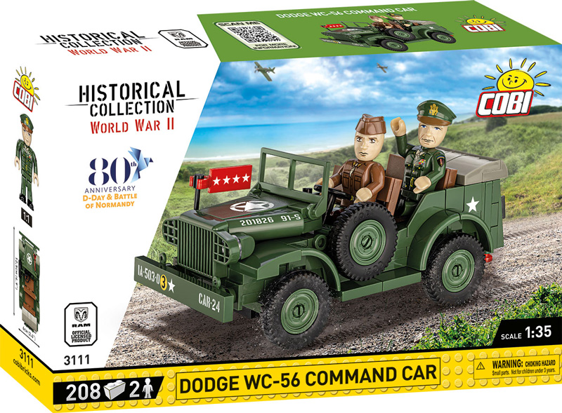 COBI 3111 Command Car D-Day Box Front