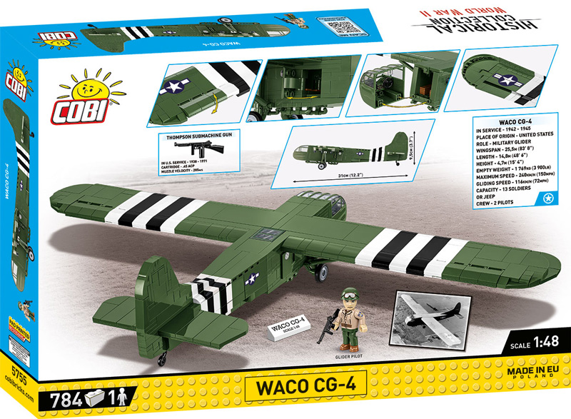 COBI D-Day Waco CG-4 5755 Box Back