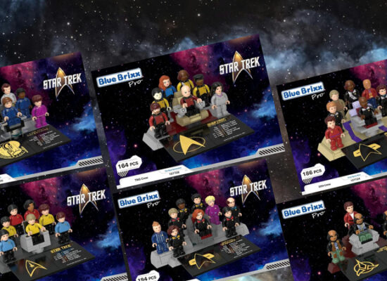 BlueBrixx kündigt sechs Star Trek Minifiguren Sets an