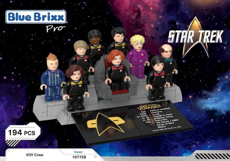 BlueBrixx Star Trek Minifiguren Voyager 107728 Box Front