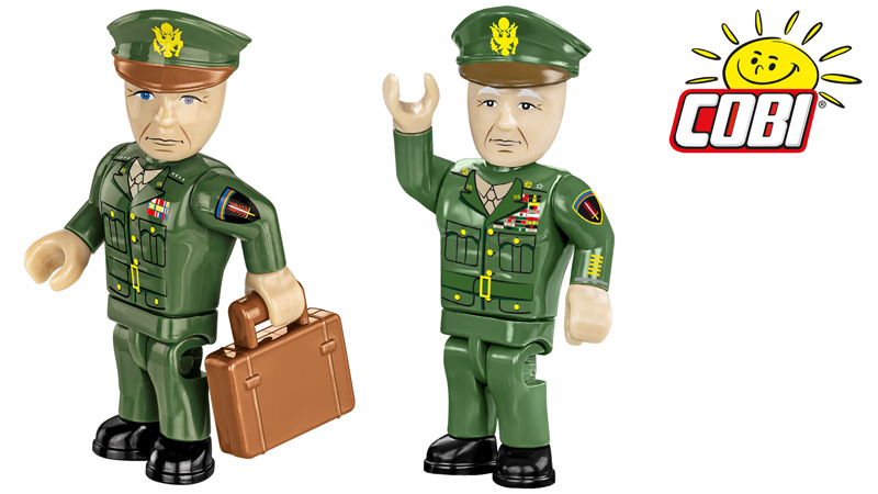 Dwight D. Eisenhower Minifigur COBI Collage