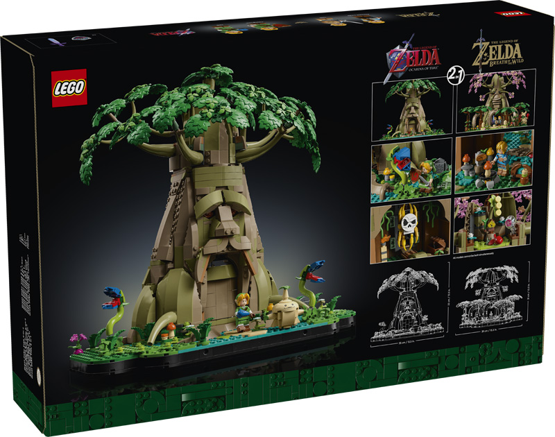 LEGO Zelda Deku-Baum 77092 Box Rückseite