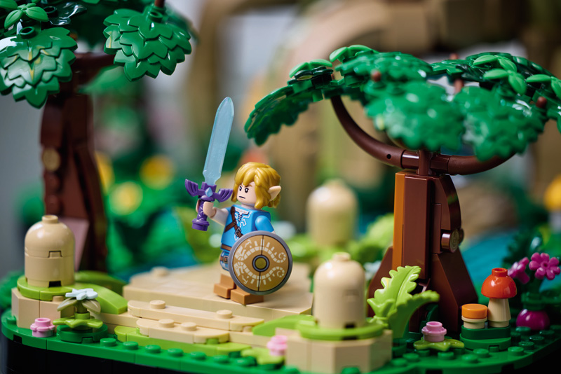 LEGO Zelda Deku-Baum 77092 Link Minifiguren Szene