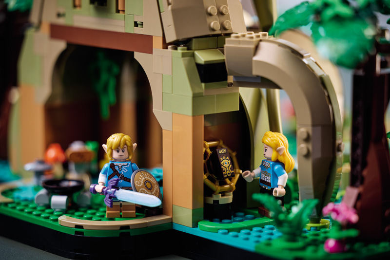 LEGO Zelda Deku-Baum 77092 Link Prinzessin Zelda Minifiguren Szene