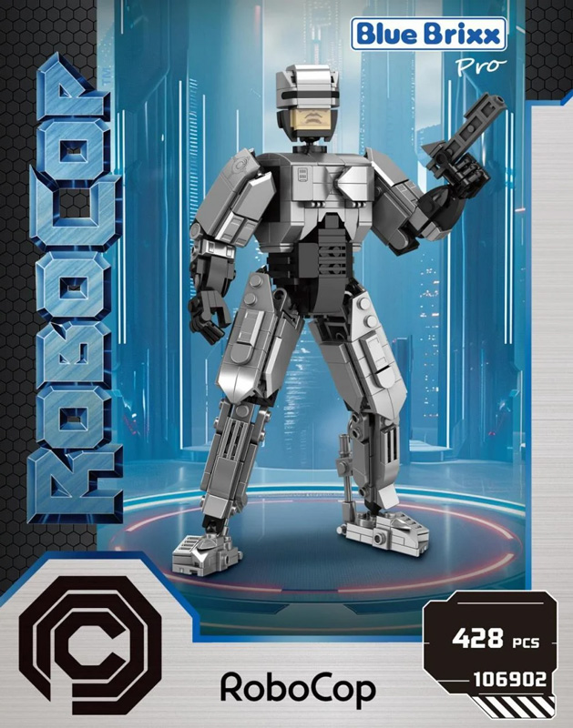 BlueBrixx Robocop Actionfigur 106902 Box front