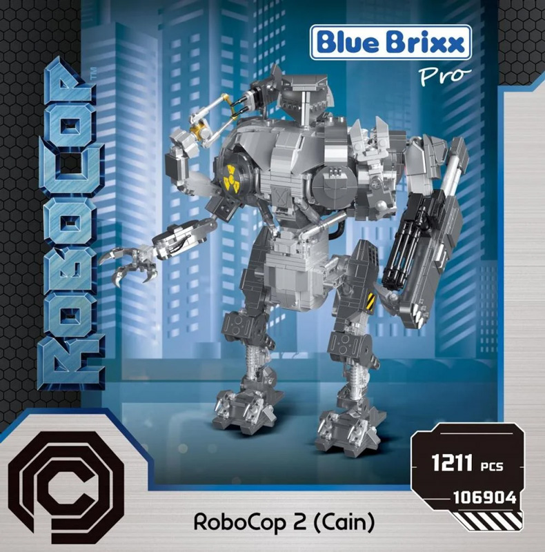 BlueBrixx Robocop Cain 2.0 Actionfigur 106904 Box Front