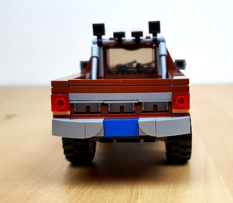 Modbrix kleiner Stuntman Truck 107473 Heck