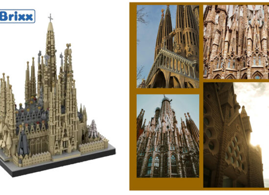 BlueBrixx Architektur-Set Sagrada Familia: Prototyp vorgestellt