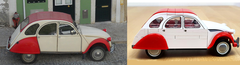 COBI Citroen 2CV Dolly 24513 Vergleich