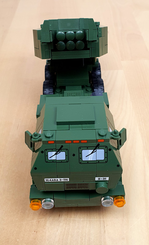 COBI 2626 Himars M142 Set aufgebaut Draufsicht