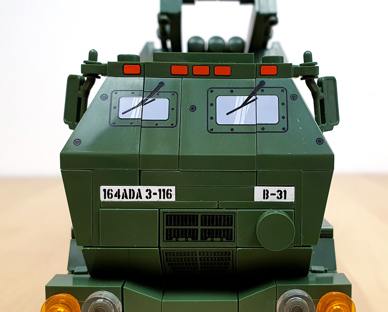 COBI 2626 Himars M142 Set aufgebaut Frontansicht