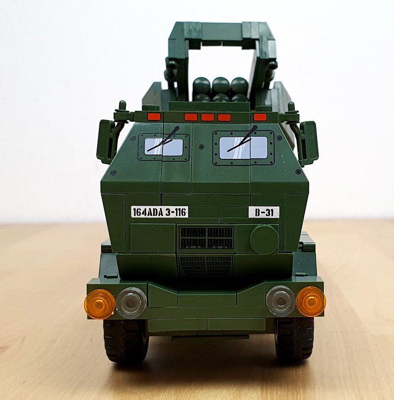 COBI 2626 Himars M142 Set aufgebaut Frontansicht