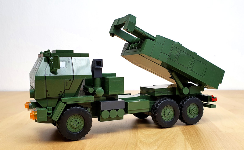 COBI 2626 Himars M142 Set aufgebaut schräge Ansicht