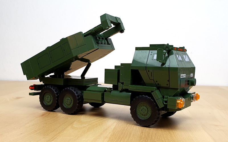 COBI 2626 Himars M142 Set aufgebaut schräge Ansicht