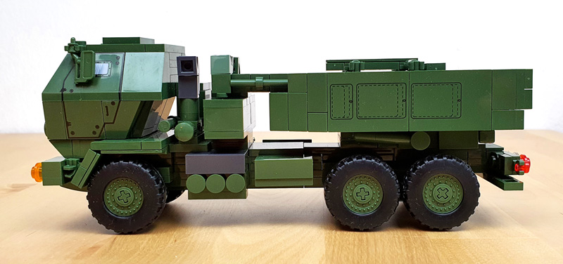 COBI 2626 Himars M142 Fahrzeug aufgebaut Seitenansicht