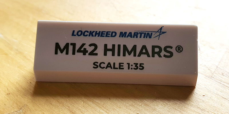 COBI 2626 Himars M142 Typenschild