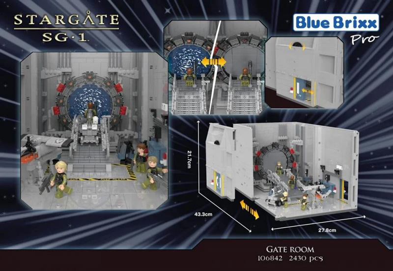 BlueBrixx Stargate Gateraum 106842 Box Back