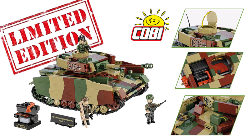 COBI Limited Edition 2591 Panzerkampfwagen IV Ausf H Titel
