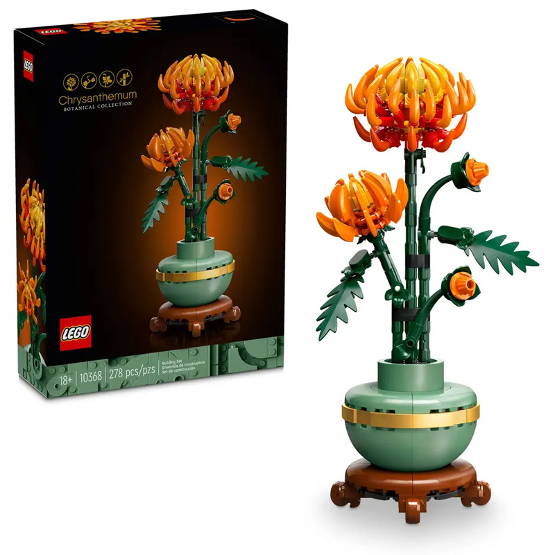 LEGO Botanical Collection Chrysantheme 10368 Box und Set