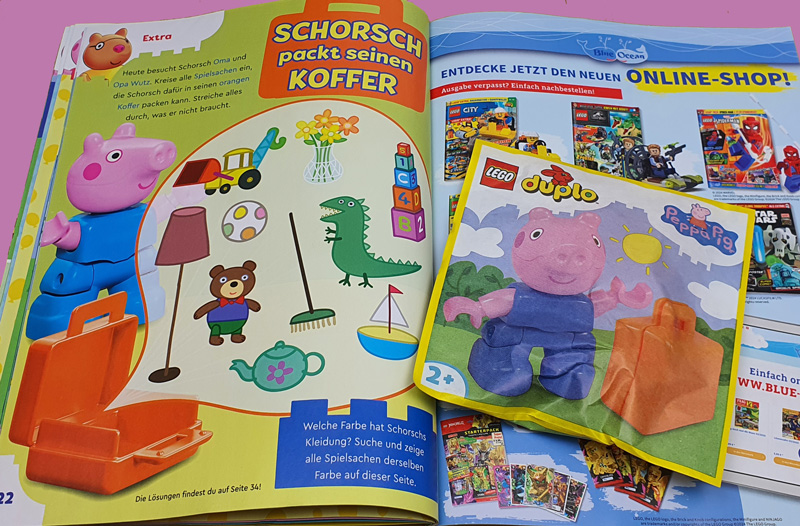 LEGO Duplo Peppa Pig Magazin 1 Schorsch Paperpack