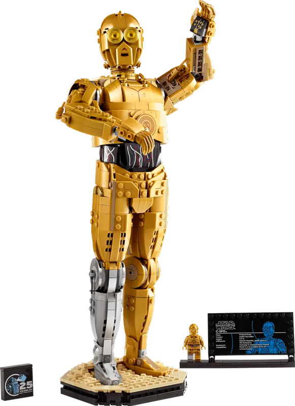 LEGO Star Wars C-3PO 75398 Set komplett beweglich