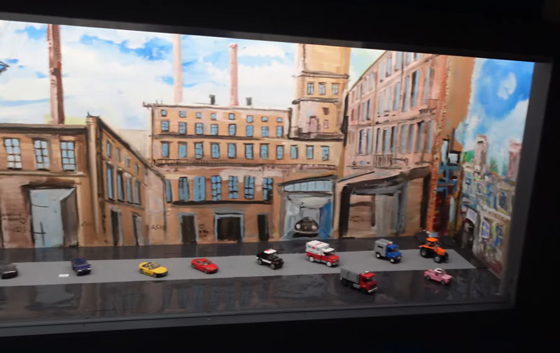 COBi-Ausstellung Tirolland Österreich Diorama Autos