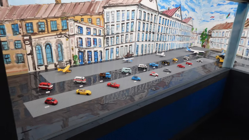 COBi-Ausstellung Tirolland Österreich Diorama Autos