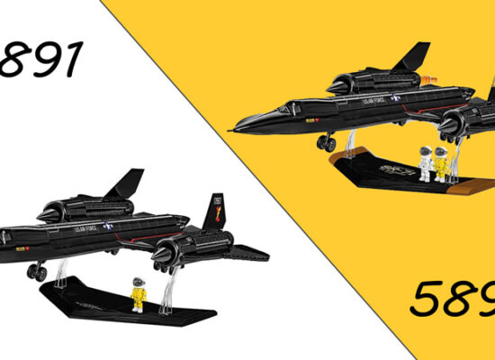 COBI SR-71 Blackbird 5890 und 5891 - Executive Edition und Standardversion im Vergleich